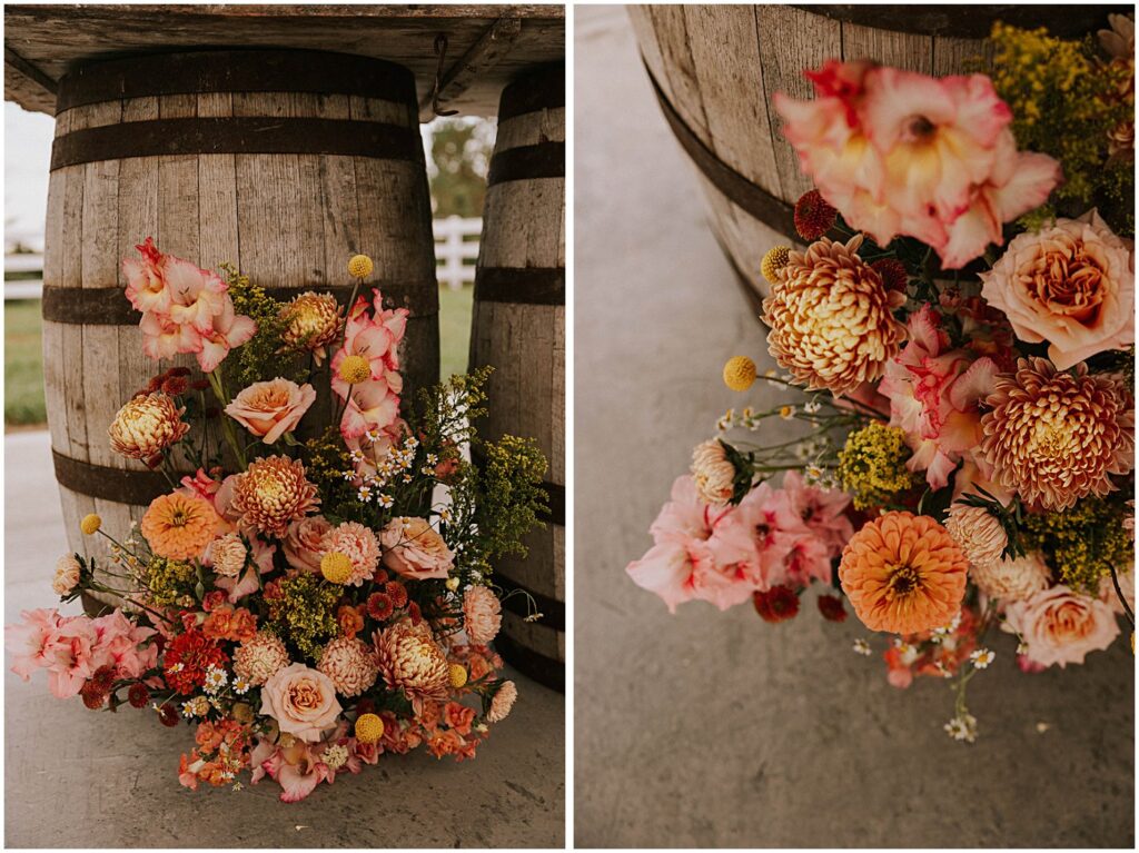 colorful citrus inspired florals