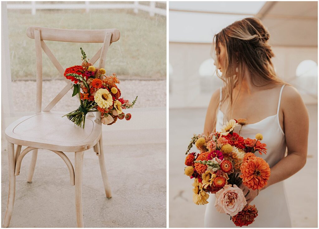 colorful citrus inspired florals