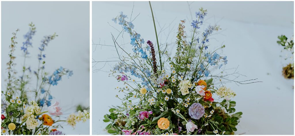 spring meadow dreamy florals, vibrant florals, wildflowers