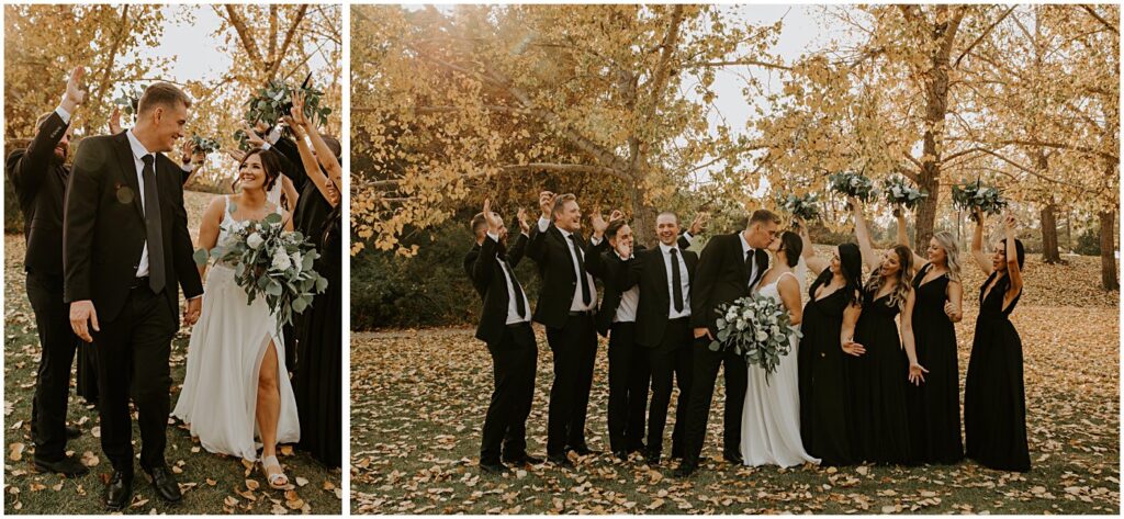 wedding party portrait