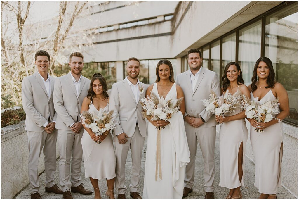 wedding party portraits