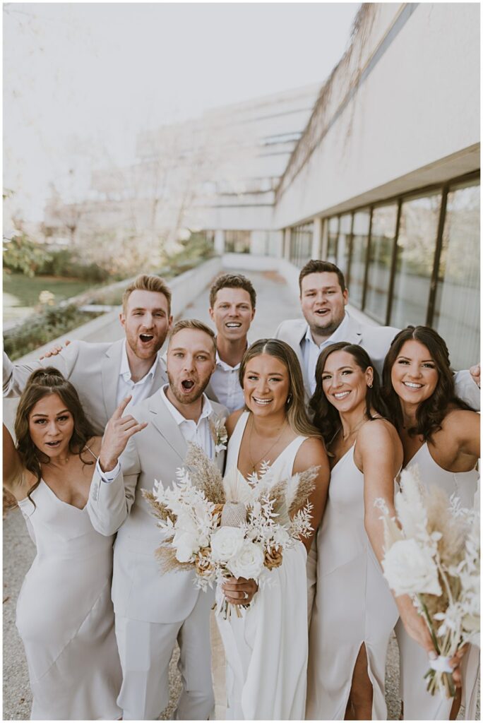 wedding party portraits
